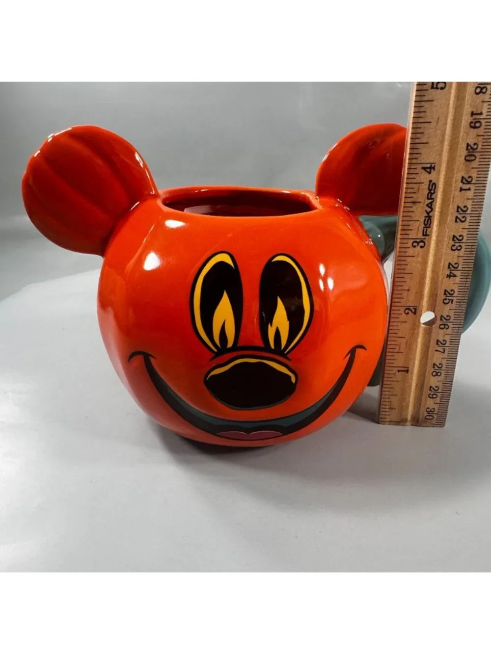 Disney Parks Mickey Mouse Mug Pumpkin Ceramic Halloween Jack Lantern 2023